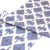 Ikat Blue Silk Woven Fabric