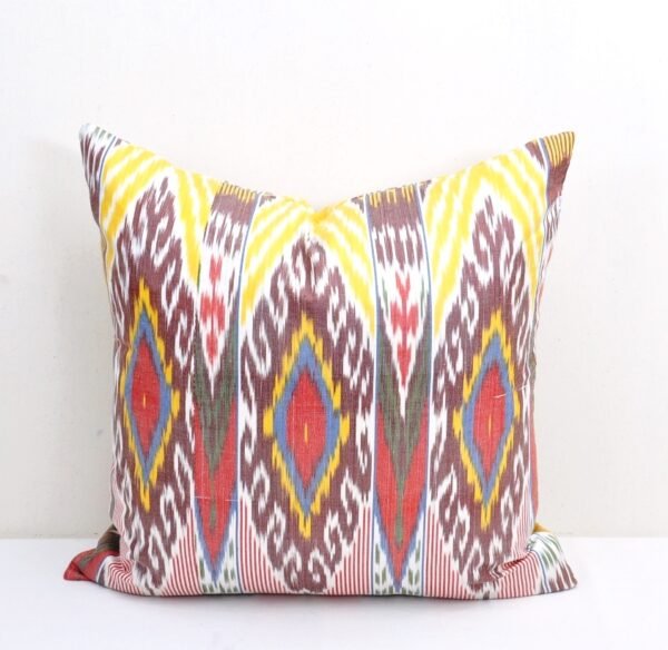 Decorative Silk Ikat Pillow