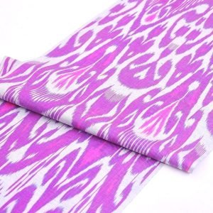 Ikat Linen Silk Fabric