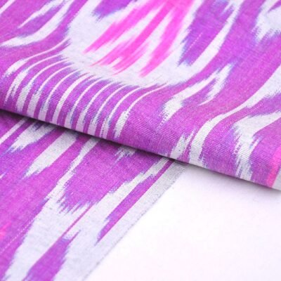 Alternative view of Ikat Linen Silk Fabric