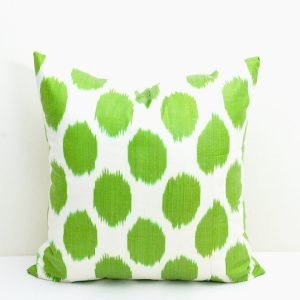 Green Polka Dot Pillow