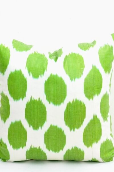 Green Polka Dot Pillow