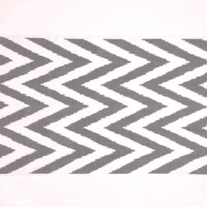 Black White Chevron Ikat Upholstery