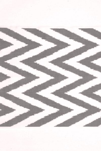 Black White Chevron Ikat Upholstery