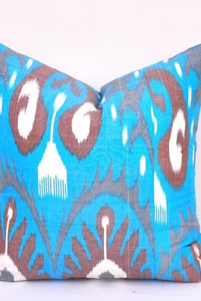 Blue Patio Throw Toss Pillow