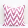 Ikat Cushion Cover Orchid Zigzag Adras