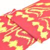Red Hand dyed Eco Textile Silk Fabric