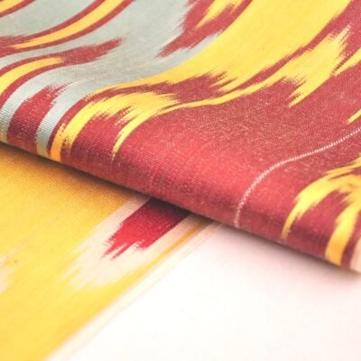 Alternative view of Multicolor Homespun Ikat Fabric