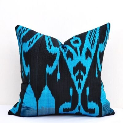 Blue Black Decorative Pillow