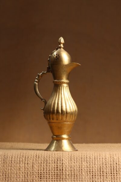 Engraved Brass Pitcher