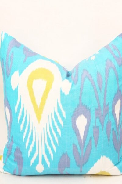 Rustic Decor Blue Pillow Cover