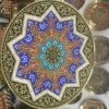 Plaque Platter Tray With Star Embossed