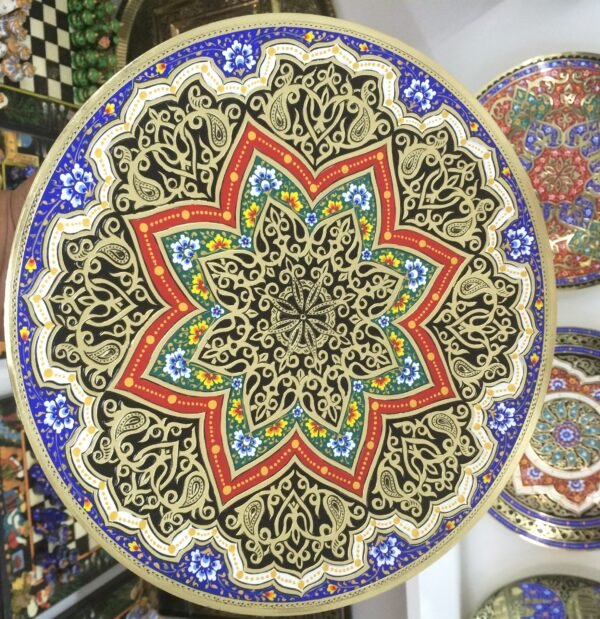 Islamic Hand Made Ornate Brass Tray