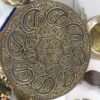 Islamic Brass Tray Persian Writings Qalamzani