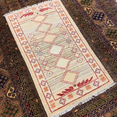 Alternative view of Floral Hand Made Wool Rug