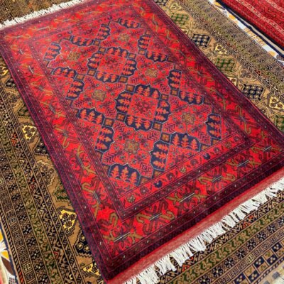Alternative view of Dark Red Vintage Turkish Rug
