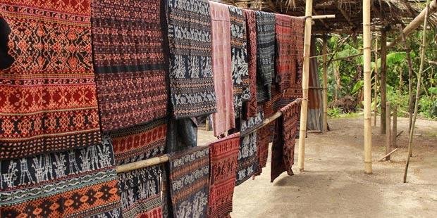 Finished ikat fabrics