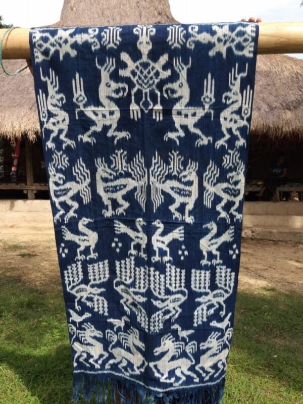 Indonesian ikat fabric