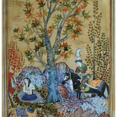 Art painting "Shirin in a pool"