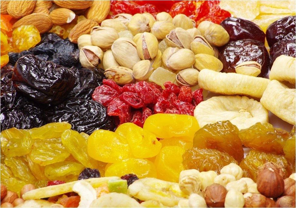 Dried fruits and nuts of Uzbekistan