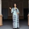 TURQUOISE IKAT KAFTAN