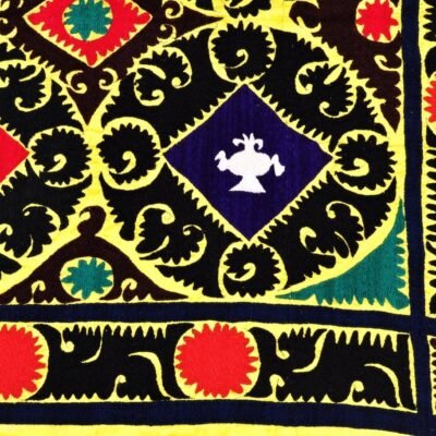 Alternative view of Hand-embroidery Teapot Design Suzani