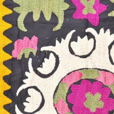 Alternative view of Cotton Floral Suzani Embroidery