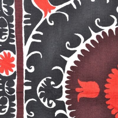 Alternative view of Black Vintage Suzani