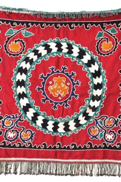 Roundel shape Suzani Embroidery