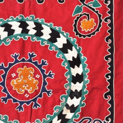 Alternative view of Roundel shape Suzani Embroidery