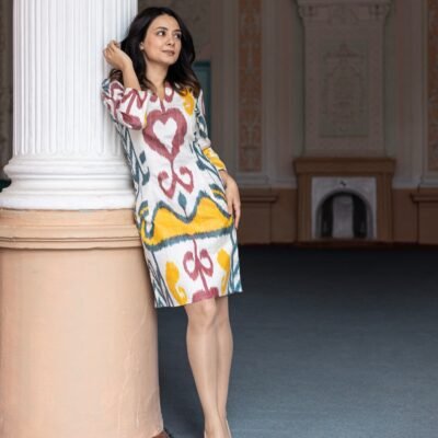 Alternative view of Heart Style Ikat Dress