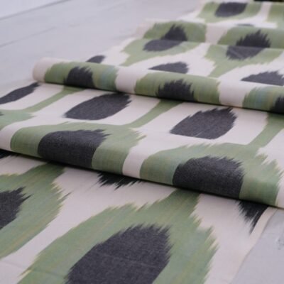 Alternative view of Almond Cotton Designer Ikat Adras