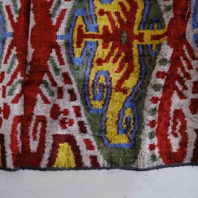 Alternative view of Ikat Velvet Silk Upholstery Multicolour