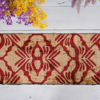 Velvet Silk Upholstery Beige