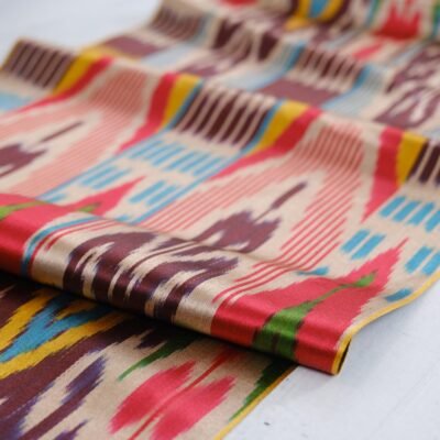 Alternative view of Silk and Cotton Fabric Traditional Look