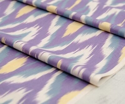 Alternative view of Ikat Upholstery Violet Textile