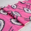 Ikat Fabric Silk Eye Pattern