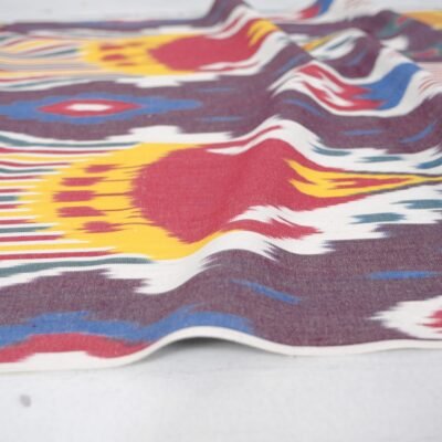 Alternative view of Adras Ikat Upholstery Peacock Design