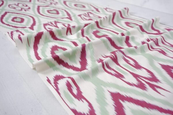 Ikat Fabric Designer Almond