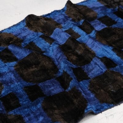 Royal Blue Velvet Dress Fabric