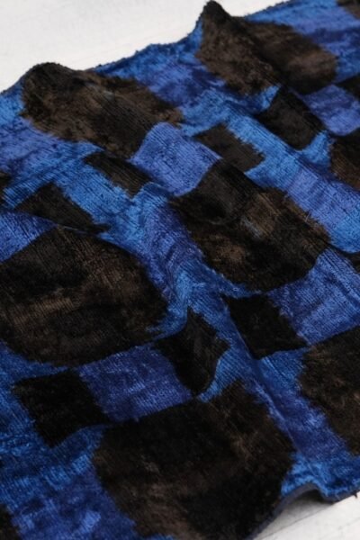 Royal Blue Velvet Dress Fabric