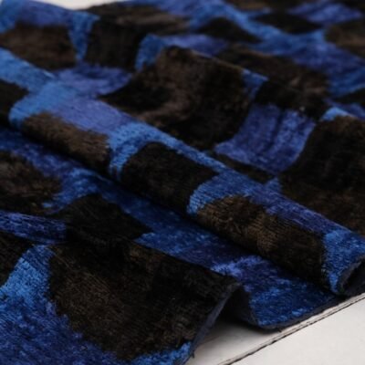 Alternative view of Royal Blue Velvet Dress Fabric