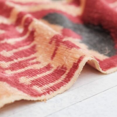 Alternative view of Traditional Ikat Velvet Fabric