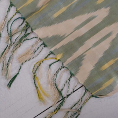 Alternative view of Mulberry silk Ikat scarf