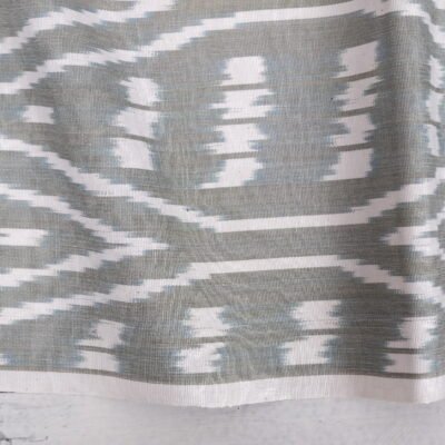 Alternative view of Sea Green Ikat Dress Fabric