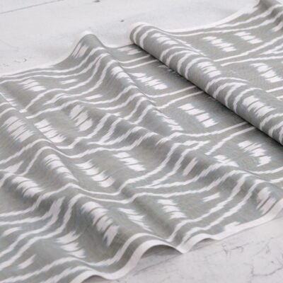 Sea Green Ikat Dress Fabric