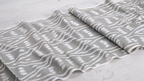 Sea Green Ikat Dress Fabric