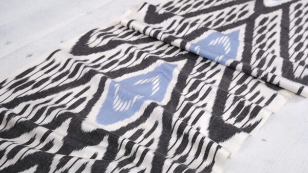 Diamonds in the Heart Pattern Ikat Fabric
